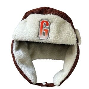 San Francisco Giants hat cap
Brown and White Winter Hat with Logo
